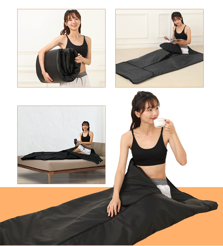 3 Zone Far Infrared Sauna Blanket For Gym Yoga EMC Certificated