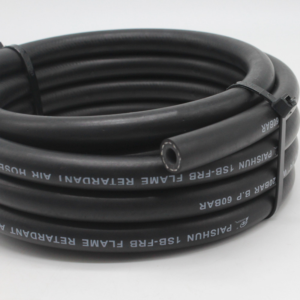 Heat Aging Resistance Flexibility Rubber Air Hose 1/4" High Pressure