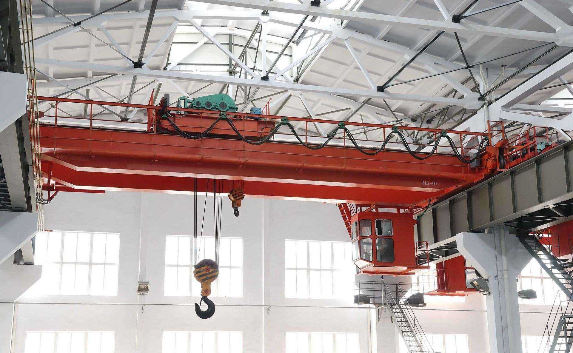 Safety 15M span Double Girder Overhead Crane 15 Ton Bridge Crane For Warehouse
