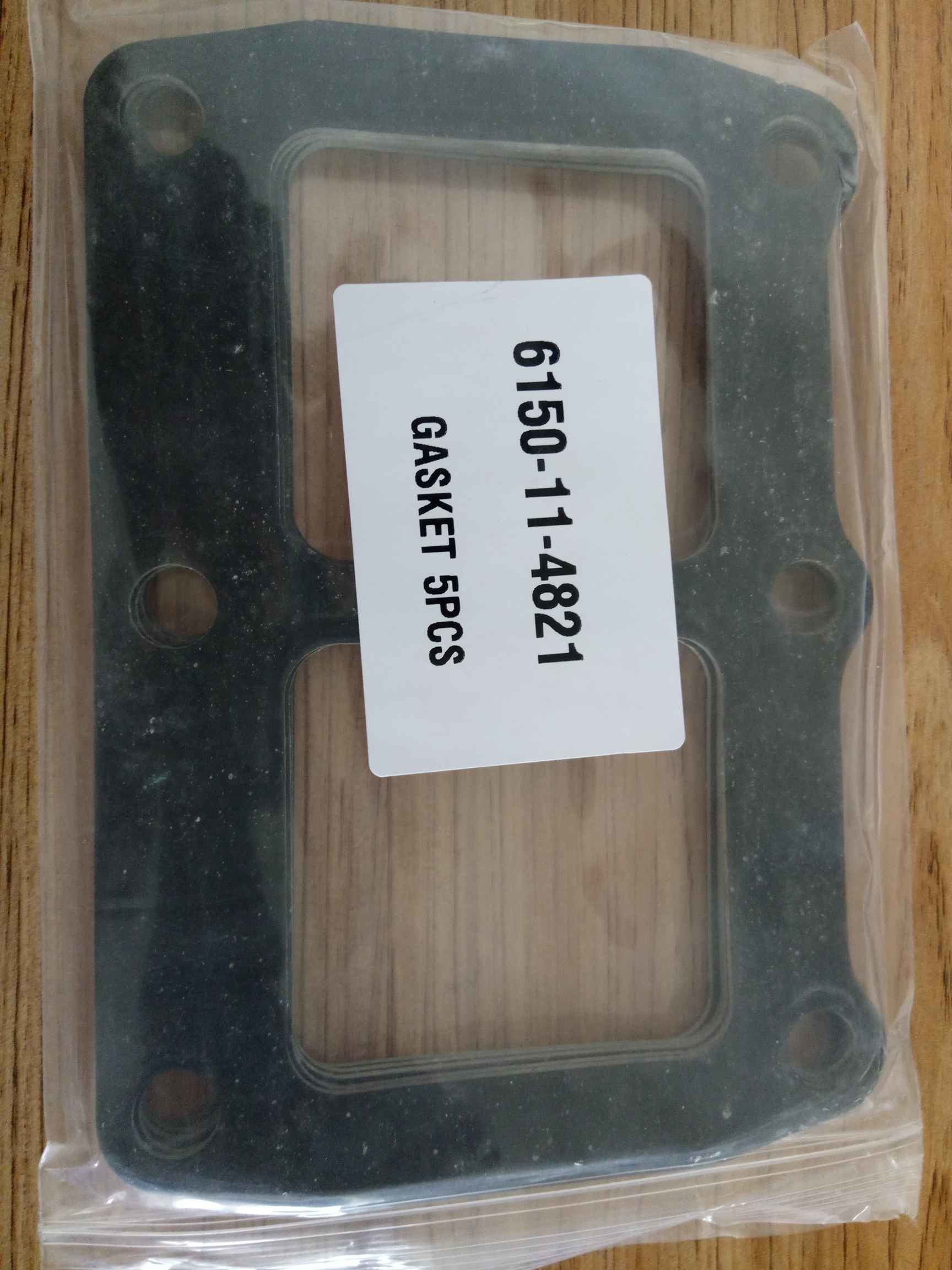part No. :6150-11-4820 / 6150-11-4821 GASKET AIR INTAKE MANIFOLD AND CONNECTION use for komatsu engine 6D125