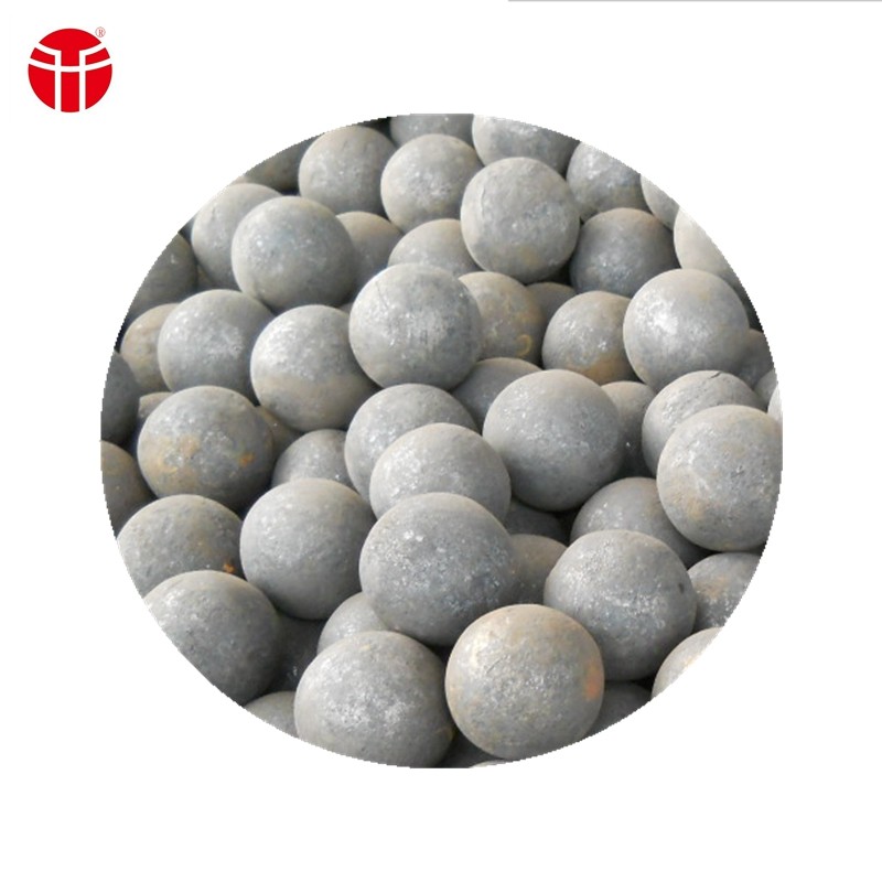 63HRC - 58HRC Black Steel Ball , Forged Steel Ball For Ball Mill