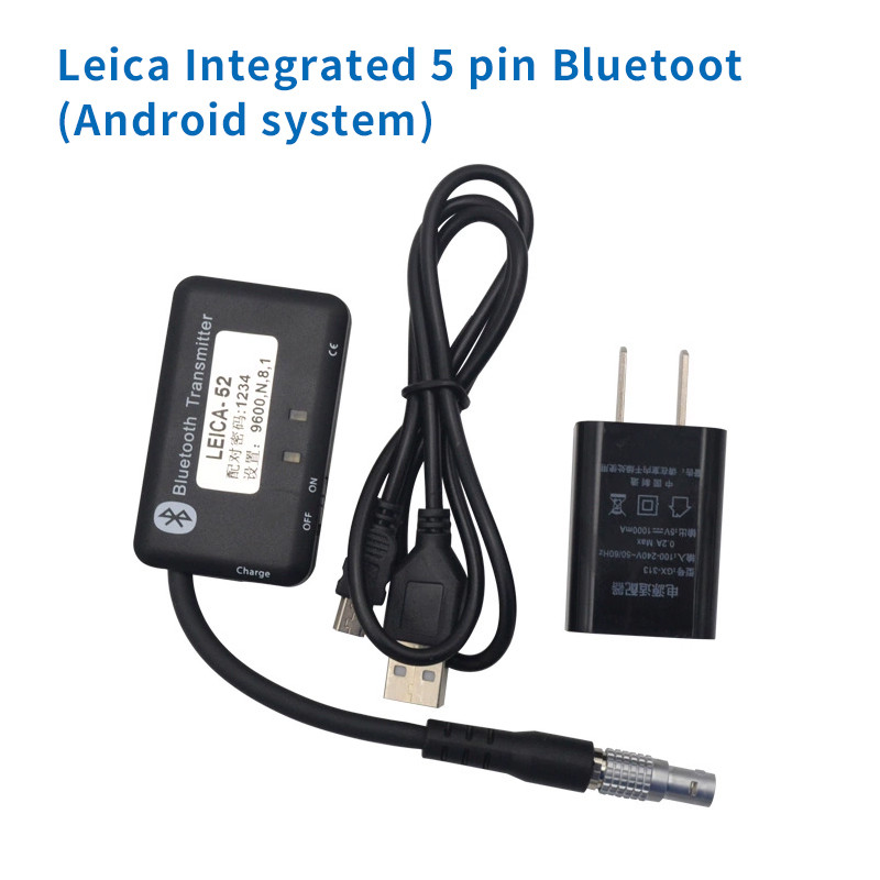 Bluetooth Adapter for LEICa 5 Pin and 8 Pin with Charger and cable Android and iOS Systems