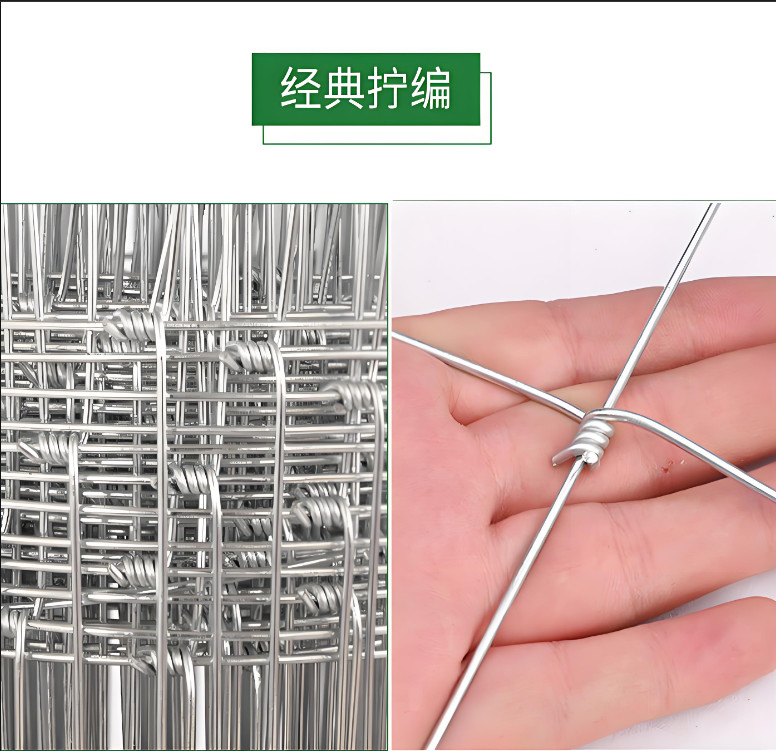 50M Length Corrosion Proof Heavy Duty Galvanized Cattle Farm Fence Roll