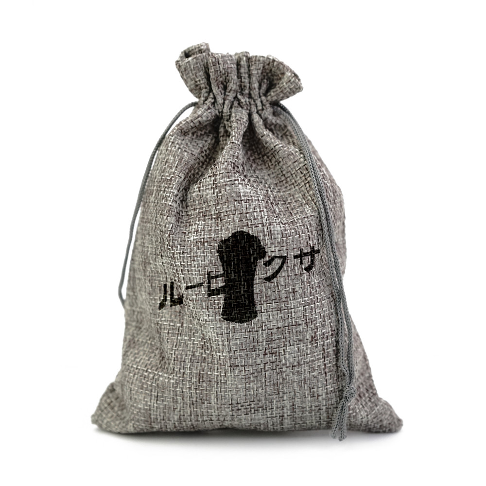 Custom Printed 10x15cm Drawstring Jewelry Beads Jute Bag