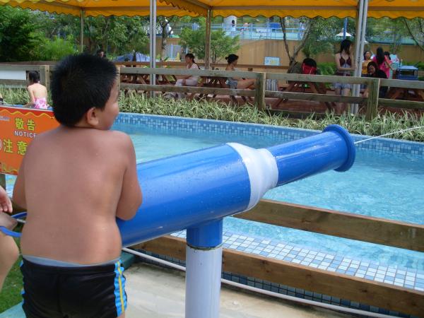Adults Fiberglass Water Gun Game, Customized Aqua Park Equipment For Holiday
