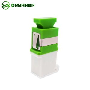 FTTH FTTB Simplex Fiber Optic Adapter With Shutter