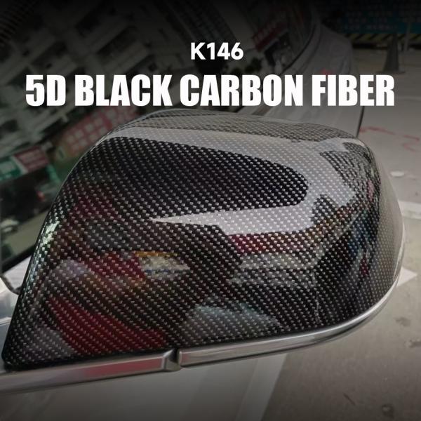 Black Carbon Fiber Protection Film Vinyl Wrap For Car Color Change Film High