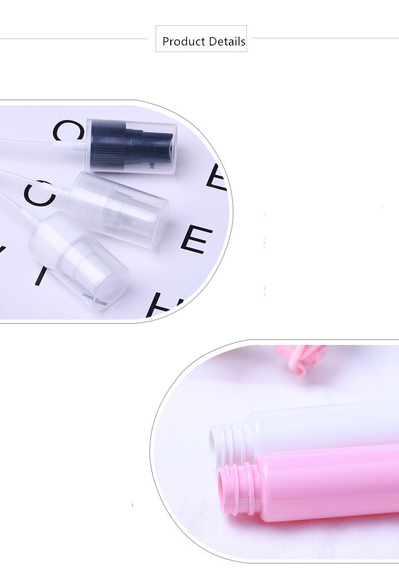 Various Colors Plastic Water Bottle , Flat Shoulder Pump Spray Bottle No Leaking