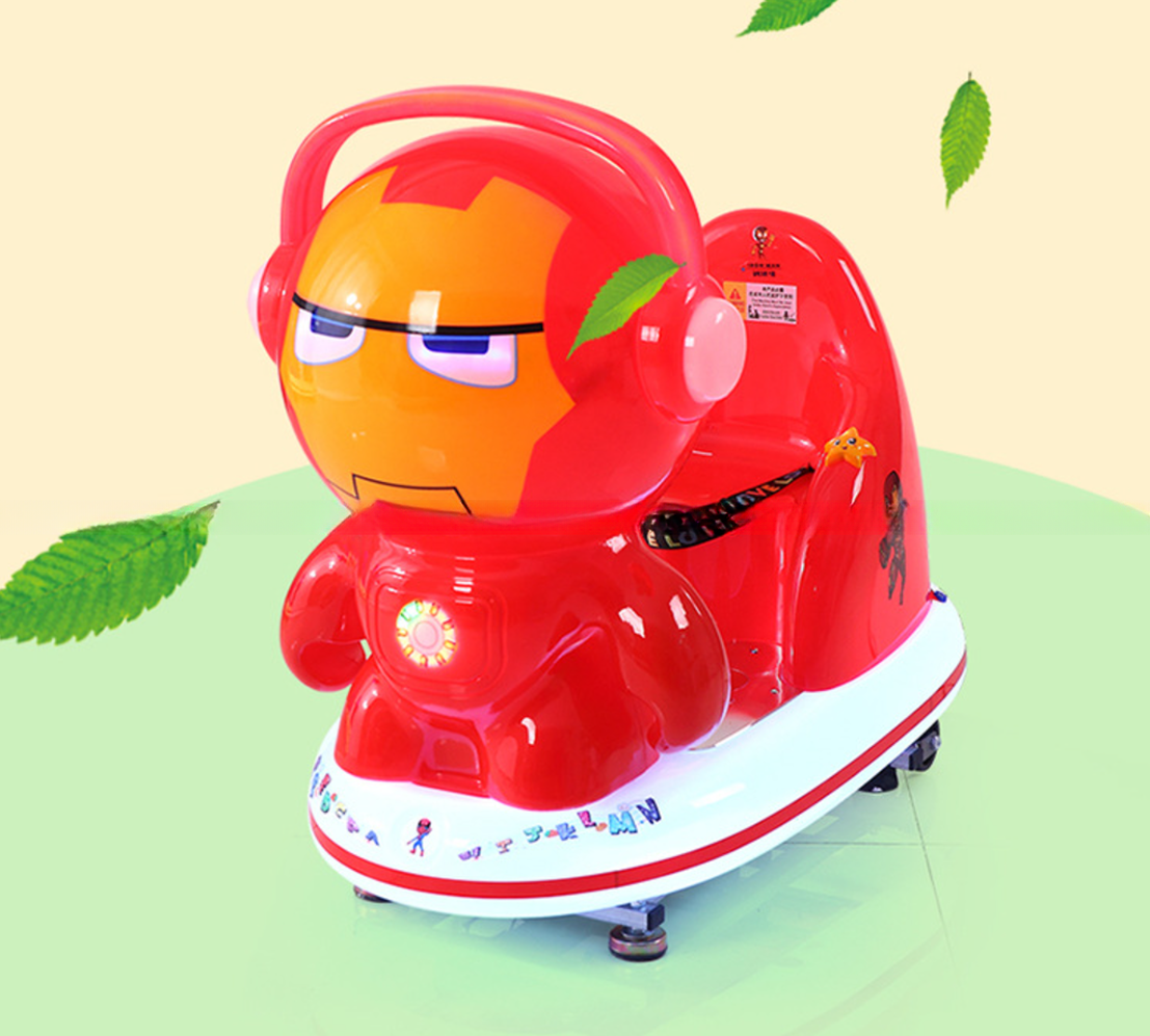 Kids amusement game zone kiddie rides with Marvel Alliance big MP5 drawing screen