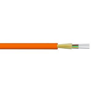 GJFJV Simplex Cable Tight Buffer PVC/LSZH Sheath Fiber Optic Cable Singlemode