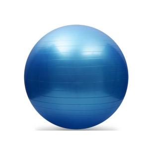  High Density Anti Burst Gym Ball , Blue Fitness Balance Ball Custom Logo Manufactures