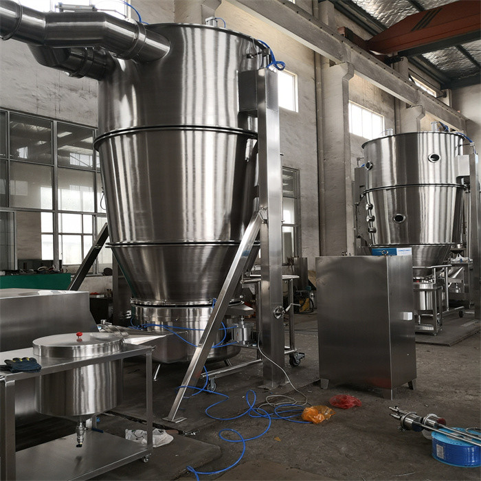 120KG Pharmaceutical Fluid Bed Granulator For Pellet And Pills Production Line