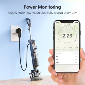 Tuya Smart Plug 16A WiFi Socket with Timing Power Monitor and Alexa Google Home