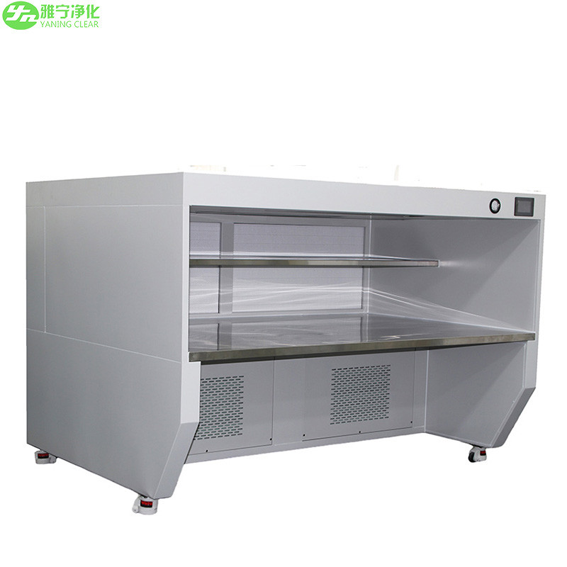 Horizontal Clean Room Laminar Flow Benches Portable LED Lighting