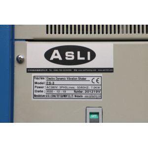 6000N Vibration Test Systems , 1.6m/S Electrodynamic Shaker