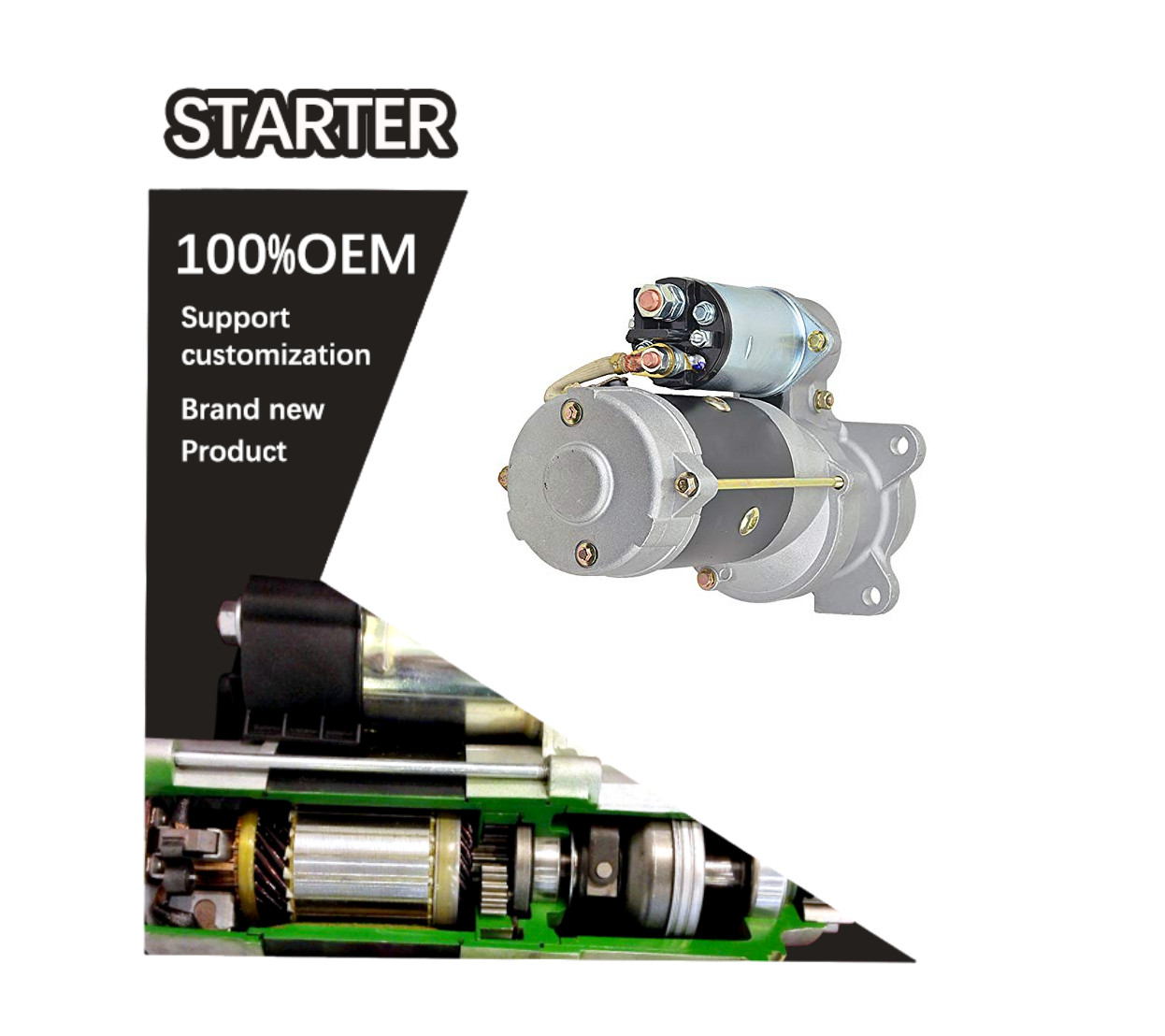 12V 9TT CW STARTER 10461467, 10465055, 10465315, 10465319, 10479620, 11132286, 1113286, 19083026 AZF4343, AZF4514,