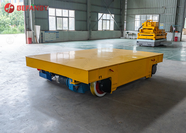 Electric Industrial Battery Tracked Carts 20m / Min With 1ton Load Capacity