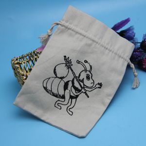Cotton Fabric 8oz Canvas Drawstring Dice Bag 15*20cm