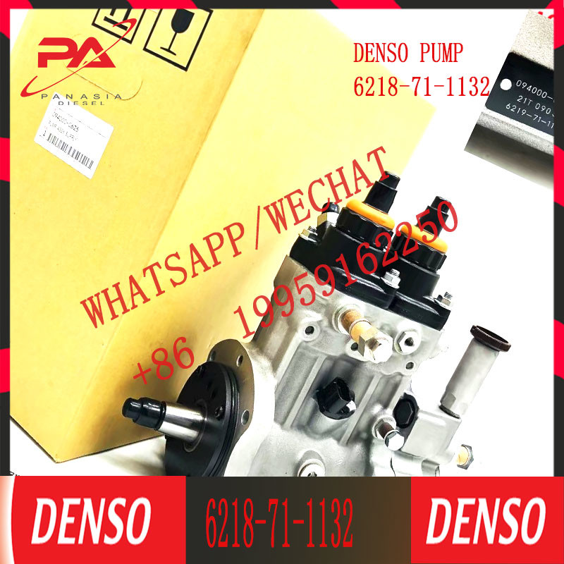 High Pressure HP0 Fuel Injection Pump 094000-0440 Excavator Common Rail Fuel Pump 6218-71-1132 For KOMATSU PC750-7 6D140