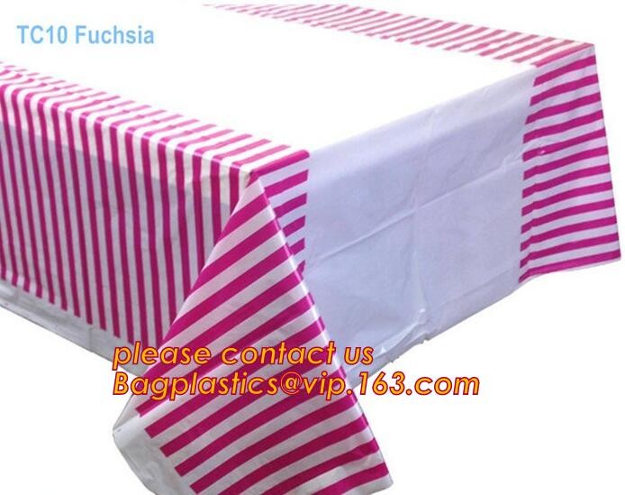 WHOLESALE DISPOSABLE PE PRINTED POLKA DOTS PARTY TABLE CLOTH, TABLE COVER,1PCS/BAG,600BAGS/CTN,SEASONAL PACKAGING TPU EV