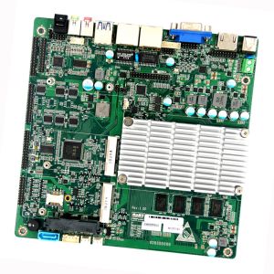 Fanless Mini Itx Motherboard Quad Cores Intel N3710 Onboard 4GB DDR3 RAM DC12V