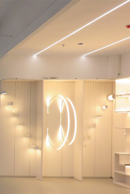 Decorations Suspended LED Aluminium Profile 6063 T5 Diameter 120mm Round LED Extrusion