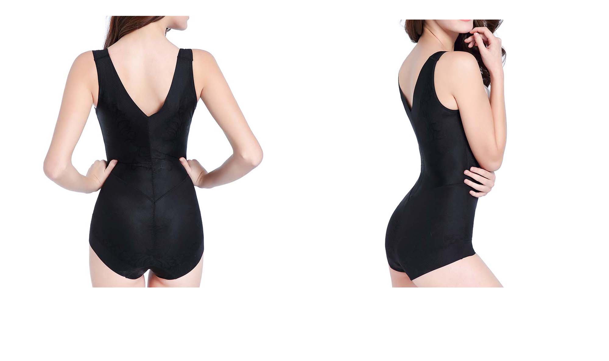 Shaper For Women Black Nylon side and back