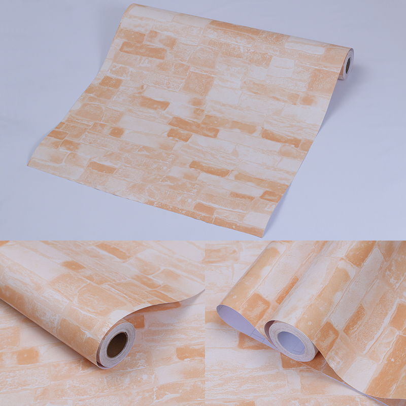 Modern 3D Faux Brick Wallpaper Interior 3D Brick Wallpaper Living Room 10m Roll