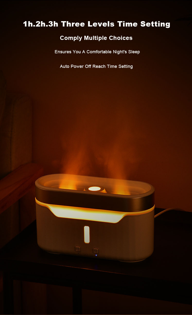 2023 New Flame Water Atomization Jellyfish Fog Humidifier Desktop Portable Essential Oil Aroma Diffuser with Atmosphere Light