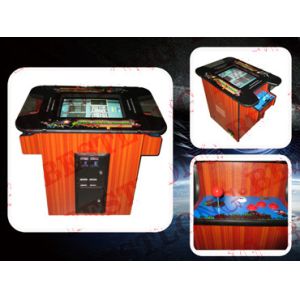 2 Side 2 Player Cocktail Table Arcade Game Machine Double Coin Mechanism