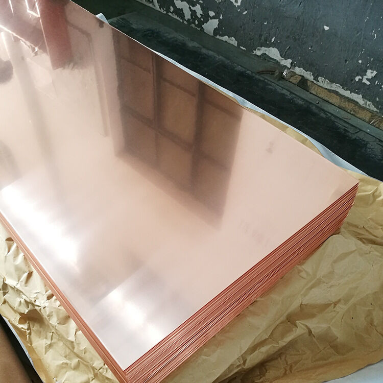C11000 C1100 Large Copper Sheet Metal Plate Mirror Polished Copper Sheet
