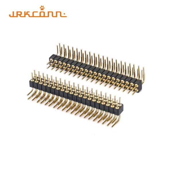 Tin Plating Dual Row 2.54 Mm Connector Female Right Angle Double Row Female