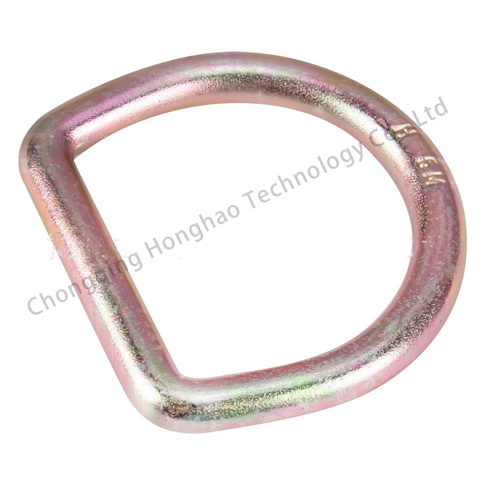 Galvanized Finish High Altitude Safety Harness D Ring Fall Protection Gear for Construction Work