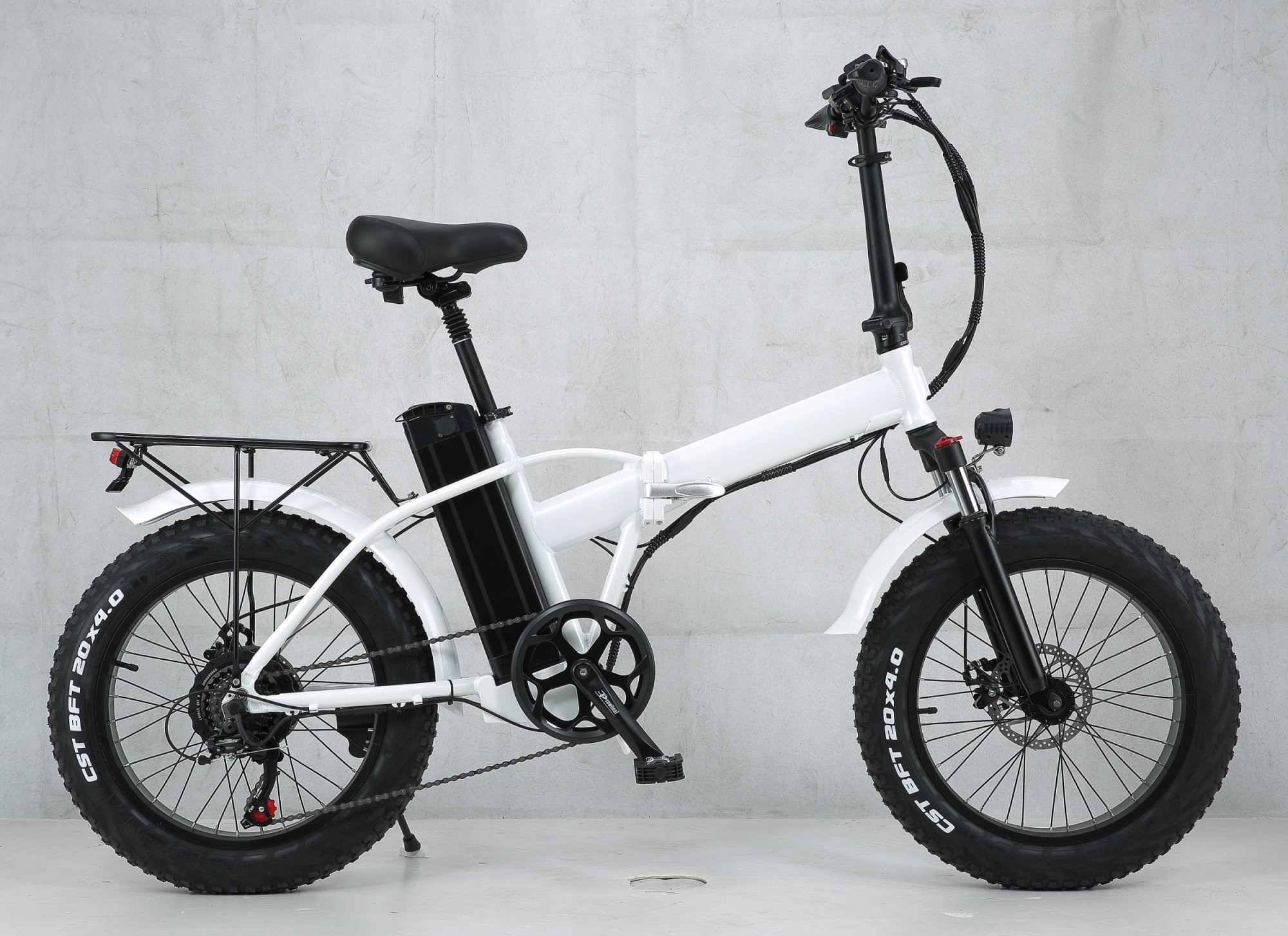 48V 500W Fat Bike Electric 20 Inch Foldable Snow Bike With 48V 15Ah Lithium Battery