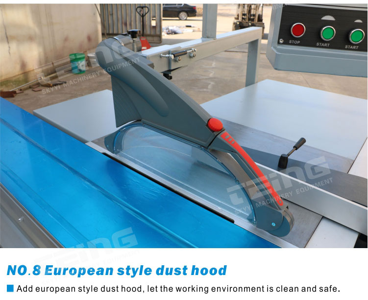 Panel Saw Style VERTICAL CNC Sliding Table Saw for Electric Fence and Wood Cutting