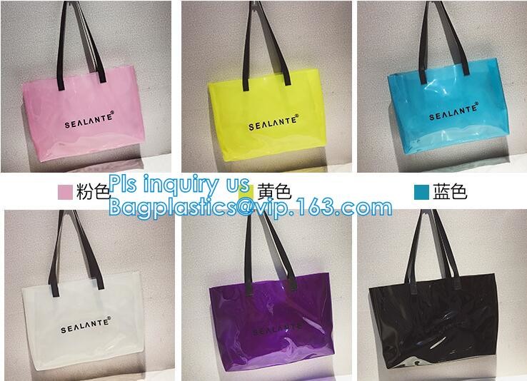 laser PVC beach shoulder Hand bags fashion beach bags, waterproof outdoor beach bean hand bag, PVC waterproof beach bag