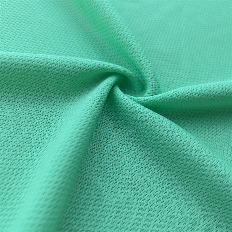 Sport Garment Knitted Polyester Bird Eye Mesh Fabric Wicking Tricot Knitted