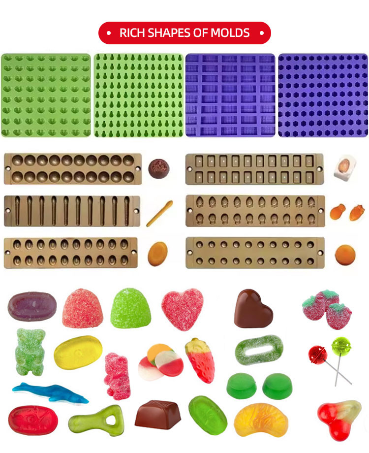 Table Top Gummy Bear Depositor Machine Small Lab Gummy Confectionery Candy Make Machine