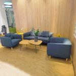  Office Sofa Manufacturers Fabric Executive Corner Office Visitor Sofa Manufactures