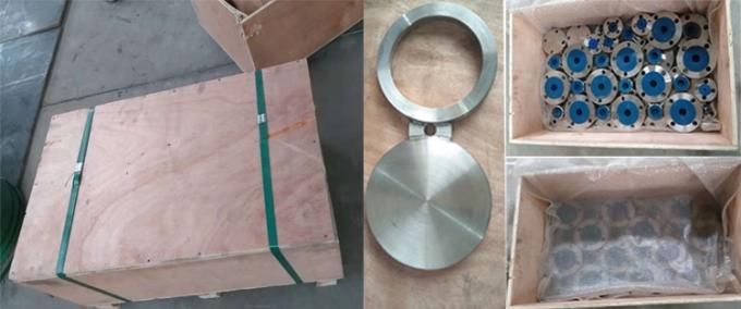 Nickel Alloy Steel Flanges , Fertilizer Industry Spectacle Blind Flange ASME B16 48