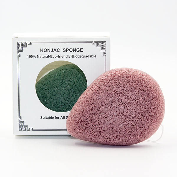 Large Water Drop Makeup Sponge Bamboo Charcoal Konjac Sponge 8.5*8.5*1.8cm