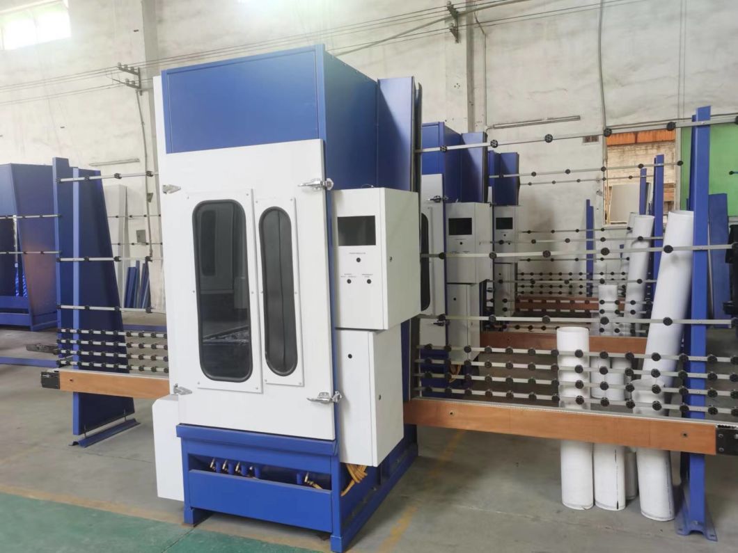 Fully Automatic Vertical Type Washing Room Making Machine Emery Glass Sandblast Machine