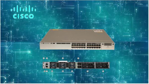 Weight 10.16kg Catalyst 3850 Switch 24 Port Transmission Rate 10 / 100 /