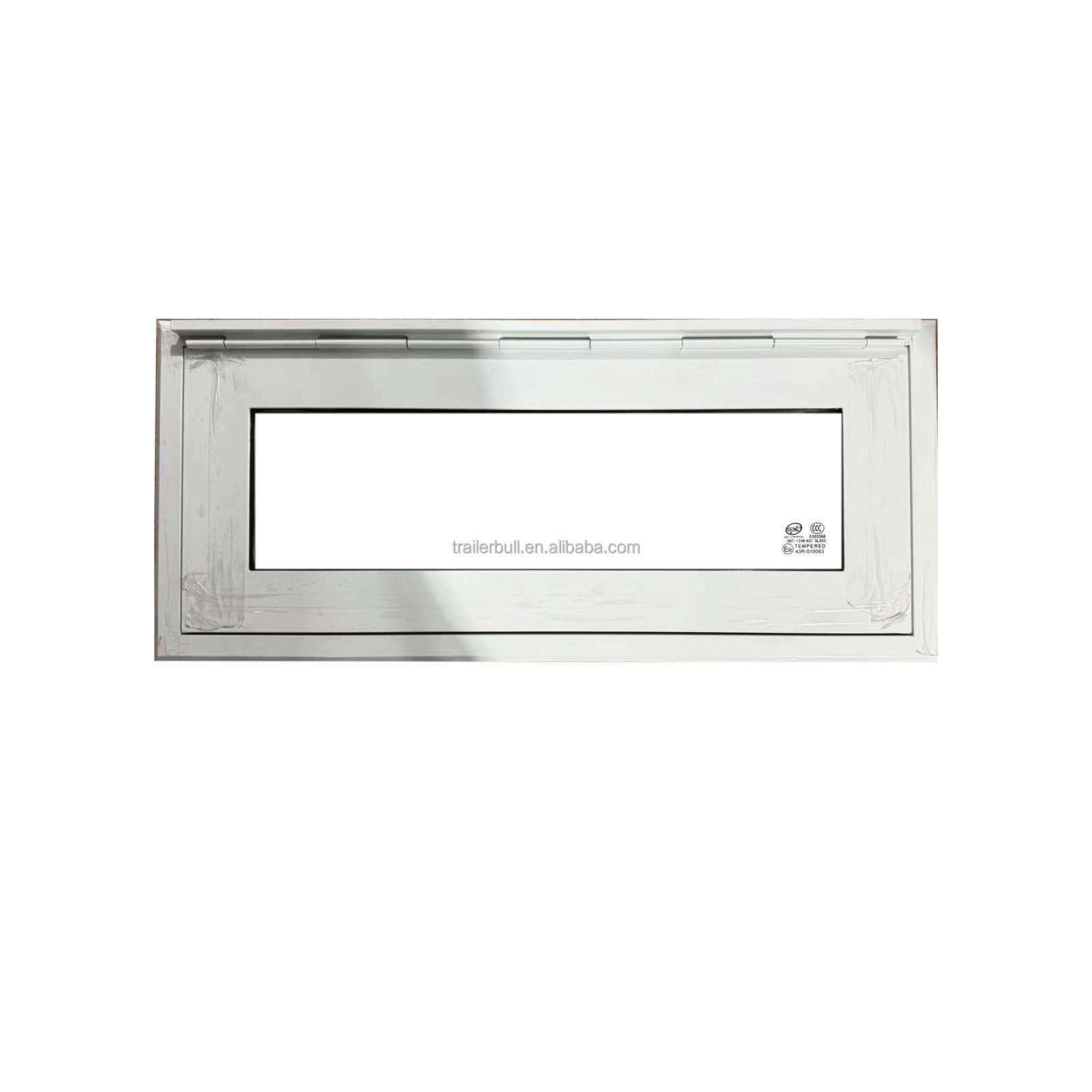 Max. Open at 65 Degrees Customizable Tempered Glass Expedition Windows for RV Trailers