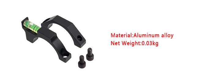 Outdoor Hunting Riflescope Bubble Level Spirit For 30mm Tube Riflescope Sight Ring Mount
