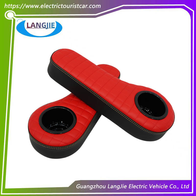 EZGO Golf Cart Rear Armrest Seat Armrest Kit Red Armrest Square