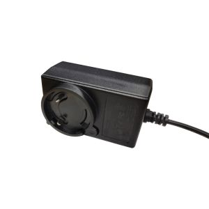 24V 1A Black Interchangeable Power Adapter OEM / ODM Customized