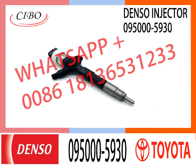 common rail injector 095000-5930 for toyota truck diesel pump injector 23670-09060 for toyota high pressure engine