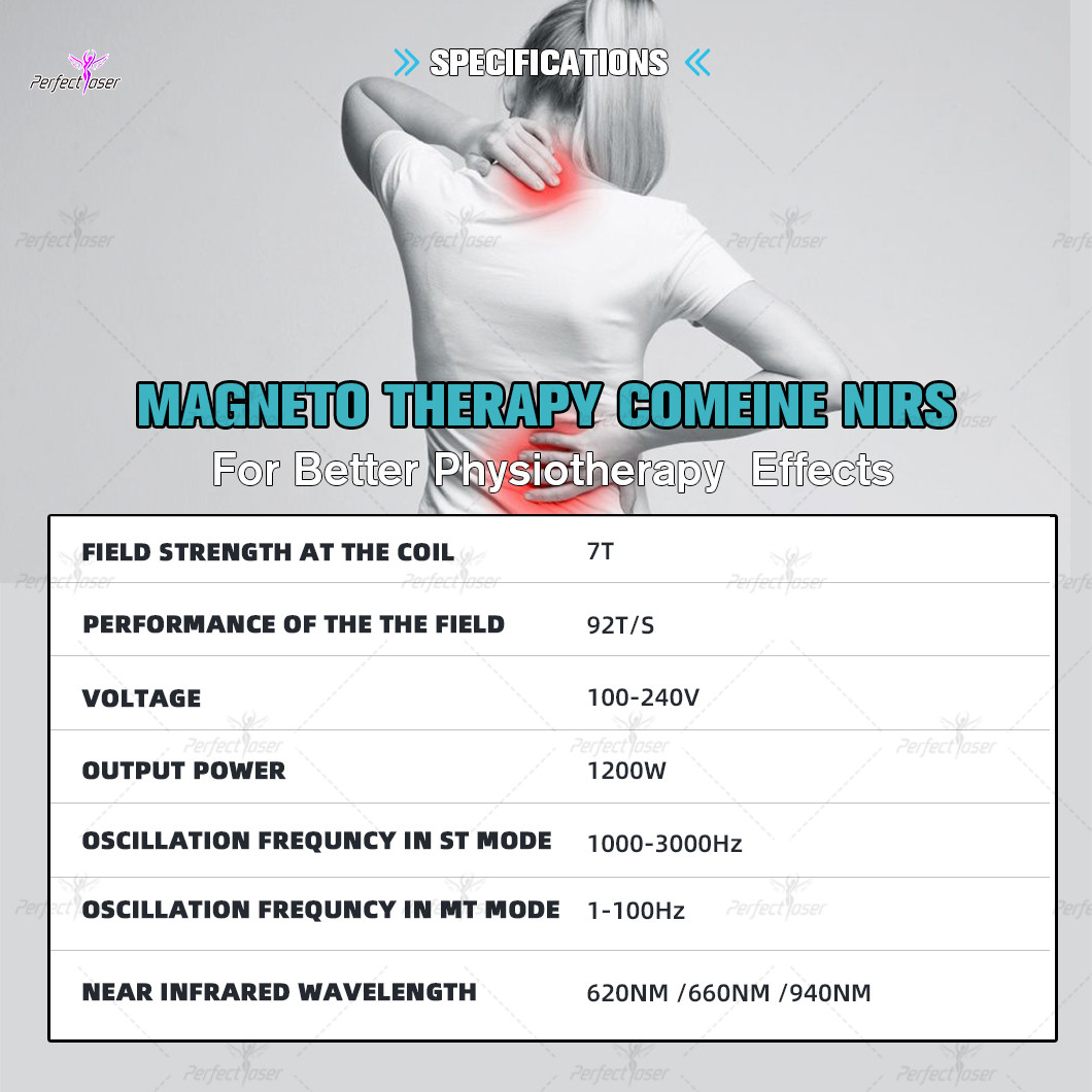 Extracorporeal Magnetic Therapy Physio Magneto Machine Pmst Pain Relief