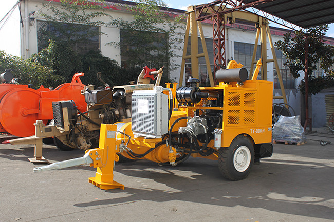 Overhead Line Hydraulic Cable Puller Stringing Tools With Cummins Engine
